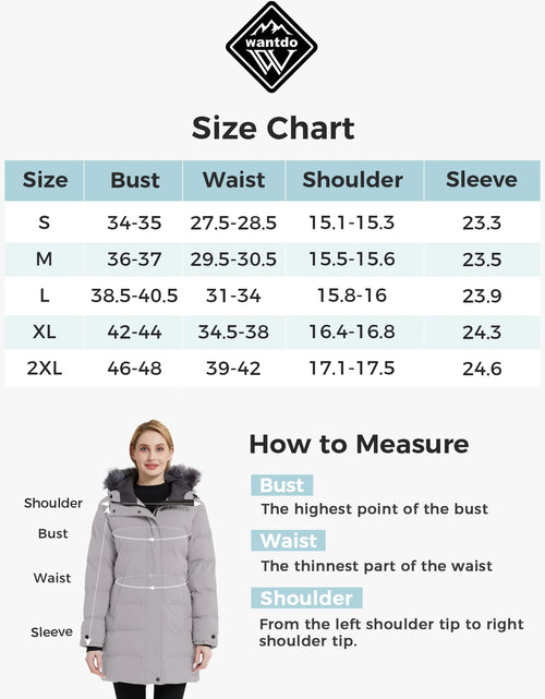 Load image into Gallery viewer, Women&#39;S Winter Coat Insulated Puffer Jacket Warm Winter Jackets Blue M
