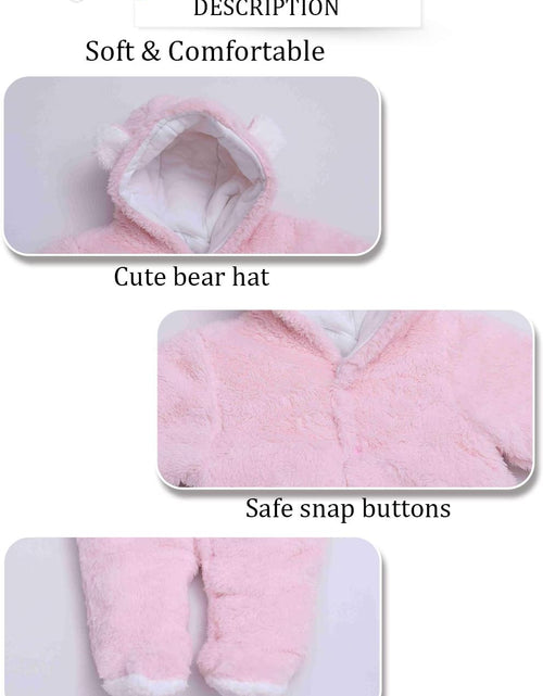 Load image into Gallery viewer, Unisex Baby Clothes Winter Coats Cute Newborn Infant Jumpsuit Snowsuit Bodysuits Registry for Baby Essentials Stuff
