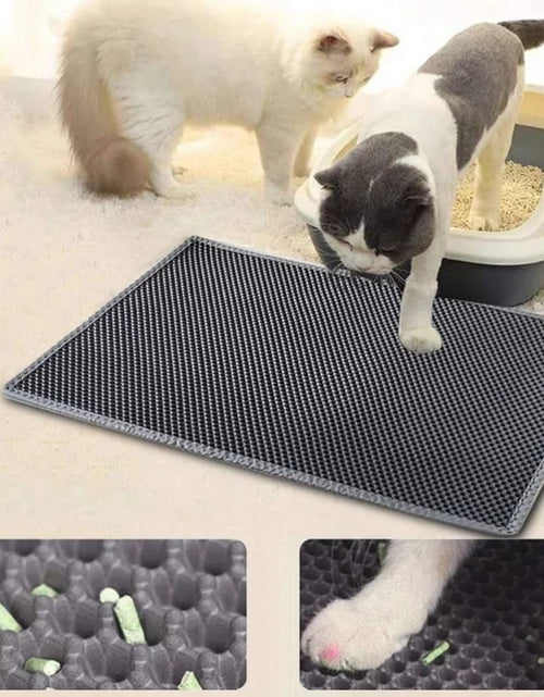 Load image into Gallery viewer, Cat Litter Trapping Mat, Waterproof Kitty Litter Trapper Pad -16&quot;-20&quot;-
