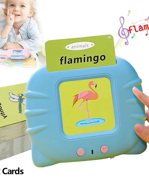 Load image into Gallery viewer, Early Education Flash Card Learning Toys Talking Flashcards for Kids Preschool English Electronic Audio Book Machine Gift
